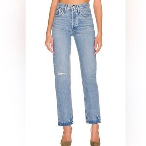 AGOLDE Women’s 90s Pinch Waist High Rise Straight Jeans